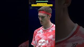 VICTOR AXELSEN  Super Deception And Backhand Smash badminton bwf badmintonhighlights shorts [upl. by Lerrej]