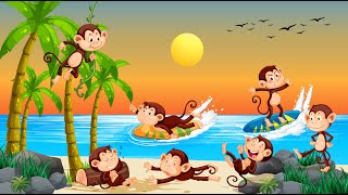 Funny Monkey Bingo Pretend ice Cream Shop  Funny Monkey Bingo [upl. by Navannod462]