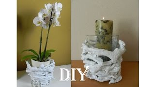 DIYDekoration aus Holzästen  super easy branch vase [upl. by Siri]