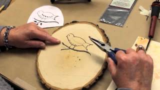 Wood Burning for Beginners  AC Moore [upl. by Ydnelg]