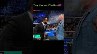 They disrespect 😈 The Beast ll Brock vs omos 🔥 wwe brock roman shortsfeed [upl. by Neehsar]