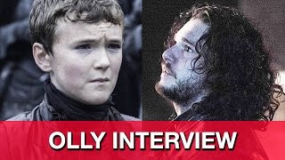 GAME OF THRONES Brenock OConnor Olly Interview [upl. by Nitin771]