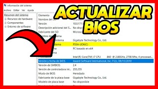 ✅COMO ACTUALIZAR LA BIOS DE MI PC [upl. by Aicekal951]