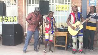 Solani Moyo dancing with Amphiwe Live from Plumtree [upl. by Anhcar]