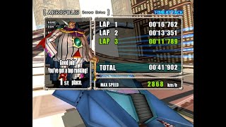 FZero GX Snaking  Aeropolis Screw Drive with Fat Shark 41quot902 [upl. by Inaj]