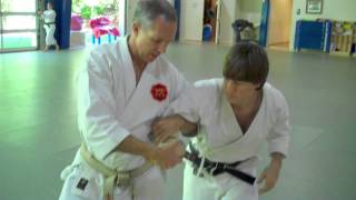 Seisan bunkai as taught by Tim Kelley Sensei [upl. by Udenihc]