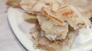 2 Ingredients Sweet Recipe Kobbari Mithai  Coconut Chikki  Coconut Sweet Havilah Elsha Kitchen [upl. by Bum61]