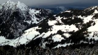 Gondelbahn  Verbindungsbahn  Alpbach Auffach in Tirol 2 Sektion 16122012 [upl. by Eibob]