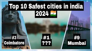 Indias Safest Cities Revealed 🇮🇳 trending india2024 [upl. by Anwahsed]