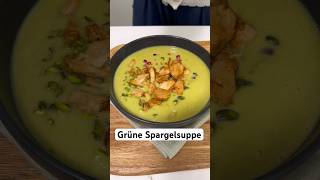 Grüne Spargel Cremesuppe 💚 gesund und vegan kochen [upl. by Naryk]