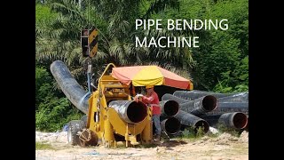 COLD BENDING PIPE 24quot  BENDING MACHINE [upl. by Carson]