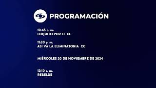 Programación Caracol TV 19 de Noviembre 2024 [upl. by Notgnilra]