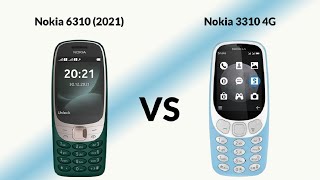 Nokia 6310 2021 VS Nokia 3310 4G  Full Comparison [upl. by Molloy]