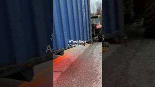 Even Superman can use a helping hand 🤠 cowboykd truckboys shippingcontainer trucks truck ￼ [upl. by Ahseit]