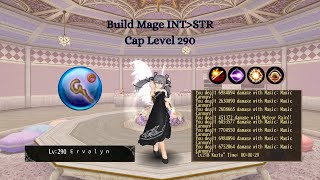 Mage Int Str Build Cap 290  Toram Online [upl. by Aihsel]