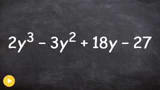 The easy way to factor a polynomial with four terms grouping [upl. by Ecirted]