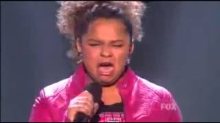 Rachel Crow  ld Rather Go Blind Survival Song Top 5 Eliminations  THE X FACTOR USA 2011 [upl. by Eimam]