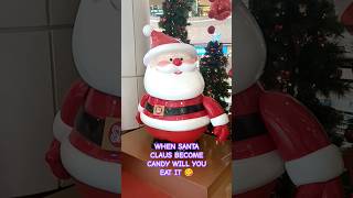 CANDY EFFECT PART17 SANTA CLAUS STATUE TO CANDY YUMMY 😋🤩🤯 candy yummy delicious fypシ゚viral [upl. by Llenart223]