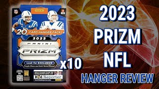 2023 Panini Prizm NFL Hanger Box Review  Gold Wave Hunt [upl. by Brag]