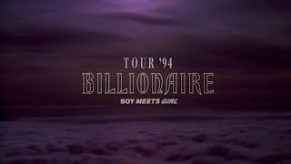 TRF Tour 94 Billionaire  Boy Meets Girl 1994 Japanese music LaserDisc [upl. by Nolrak]