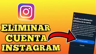 Como ELIMINAR cuenta de INSTAGRAM en 2024 [upl. by Whitney]