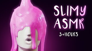 ASMR  Slimy Sticky Satisfying Extremely Tingly Slime Triggers 3 Hours [upl. by Bergstrom]