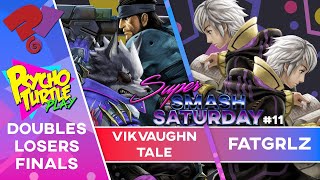 Super Smash Saturday 11  VIkVaughn  Tale vs Fat Grlz  DOUBLES Losers Final [upl. by Hsirrap416]