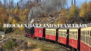 Wernigerode to Brocken Harz via Steam Train  Harz  steam train harz saxony germany [upl. by Soisanahta]