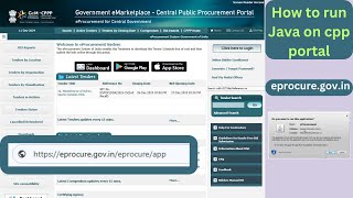 SETUP Your EProcurement Portal with Java Configuration I CPP Portal I settings for E Tender [upl. by Enayd816]