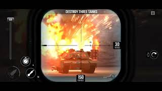 War Sniper Z10 Boss 6 General Stryker Destroy Three Tanks [upl. by Vassell]