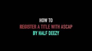 How to register a work with ASCAP [upl. by Greeley934]