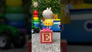 Peppa Pig Toy ABC  Fun in Under a Minute shorts toys asmr peppapig unboxing playtime [upl. by Akinohs856]