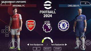 FINALMENTE EFOOTBALL 2024 PPSSPP V FINAL TODOS LOS DETALLES 60 ESTADIOS CINEMATICAS Y CAMARA PS5 [upl. by Anihsit330]