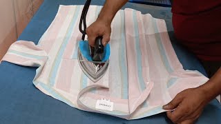 shirt strihow to iron a shirtshirt per press kaise kare [upl. by Aljan]