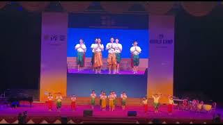 IYF world camp 2022 Cambodia culture dances [upl. by Kenelm]