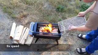 BioLite Firepit Review  wood cooking [upl. by Ruon]