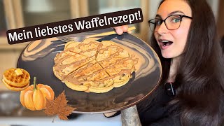 Lieblings Waffelrezept 🤎 Lecker  Gesund  Proteinreich amp Glutenfrei 🧇 [upl. by Naellij18]