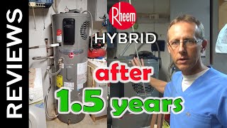 Rheem Hybrid Water Heater after 17 months [upl. by Ashien79]