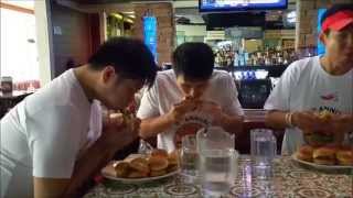 Chilis 5th Annual Burger Eating Contest [upl. by Amek]