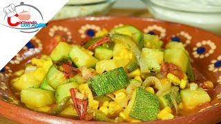 Calabacitas a la Mexicanas con Elote [upl. by Hallee322]