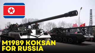 North Korea handed over selfpropelled guns M1989 Koksan to the Russia [upl. by Guthrie]