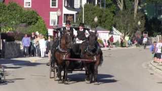 Mackinac Island Festival of the Horse  Highlights from 2013 [upl. by Rafaelia]