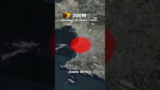 Simulation météorite sur Marseille ☄️ 👀 [upl. by Stoecker]