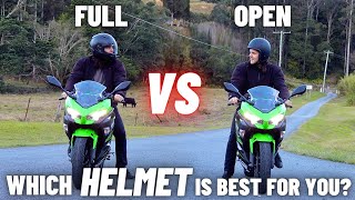 Best Motorcycle HELMET for YOU Full Face Vs Open Face Vs Modular Helmets [upl. by Benco]