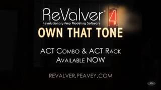 Peavey ReValver 4 ACT Combo amp ACT Rack Overview [upl. by Yelkao]