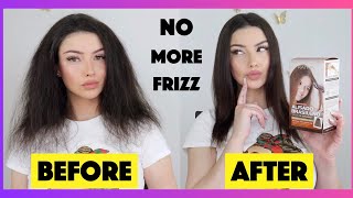 Keratin Treatment At Home Step by Step  Kativa Brazilian Hair Straightening  v e r a [upl. by Aimac]