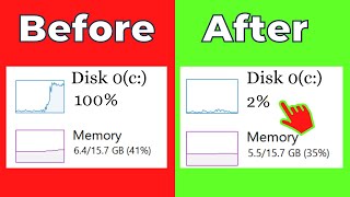 Fix 100 DISK USAGE Windows 11 amp Windows 10 2022 [upl. by Lune]