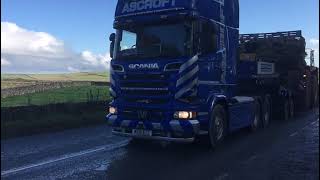 Ascroft CAT 988 out of Tunstead Quarry Buxton [upl. by Arikihs]