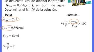 Concentración de las Soluciones Unidades Físicas mV  Lección Práctica 2 [upl. by Ginder336]