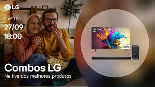 Live LG  TVs OLED e QNED em Promoção [upl. by Hadleigh]